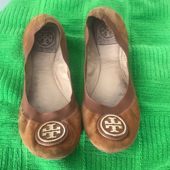 Tory Burch Shoes - Authentic brown Suede TB
